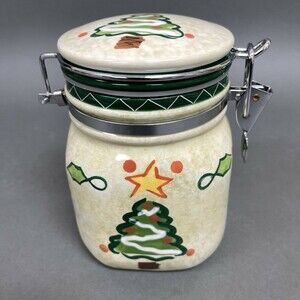 Canister Jar 6" Tall Hausenware Mary Jane Mitchell 2000